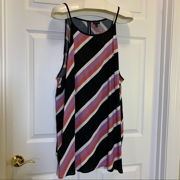 Torrid Top Cami Stripe High Neck Size 4X - Picture 3 of 7